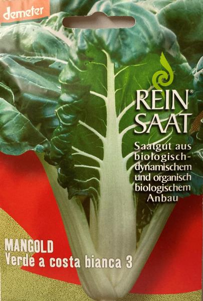 Mangold Verde a costa bianca 3 - Saatgut - Samen Demeter aus biologischem Anbau